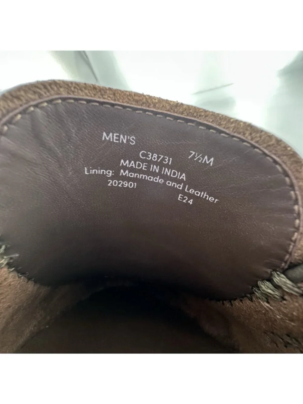 Cole Haan GrandPro Crew Penny Loafers Men's Size 7.5 Brown Suede Shoes C38731